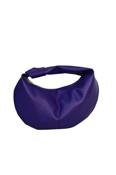 Gloria Women's Purple Mini Knotted Handbag