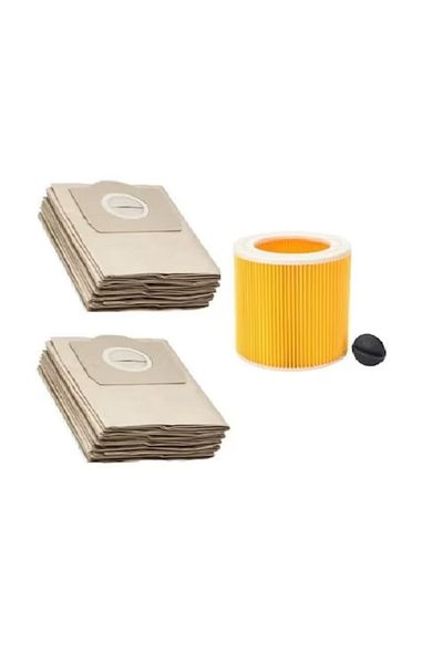 DAO Set 10 saci si filtru aer DAO pentru aspiratoare Karcher seria WD3
