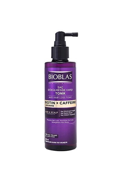 Bioblas Kafein Arjinin Biotin Saç Dökülmesi Karşıtı Tonik 200 Ml Besleyici, Güçlendirici, Dökülme Ka
