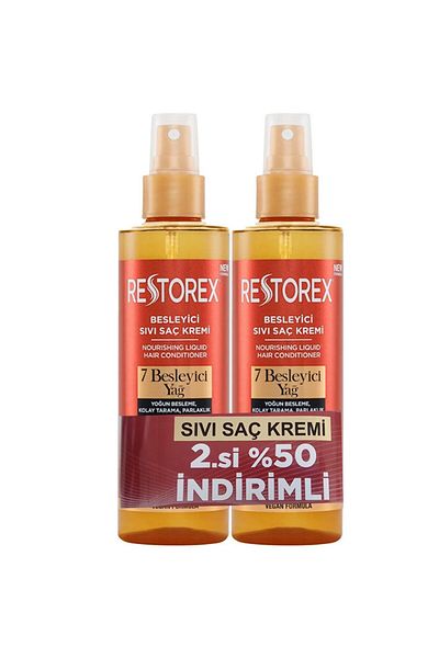 Restorex 7 Nourishing Oil Liquid Conditioner 2 X 200 ml