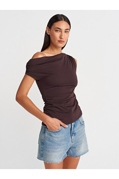 Dilvin 31885 Ασύμμετρο Μπουζούμι Μπάλα-Σκούρο Καφέ