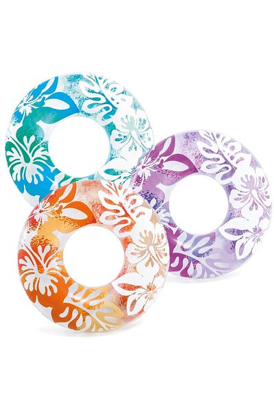 Angoravi Flower Patterned Handle Bagel 76 cm