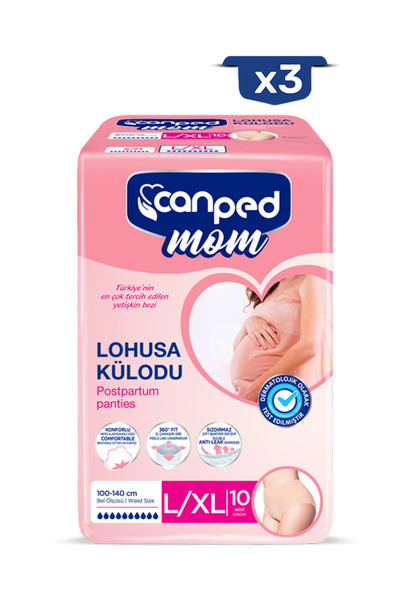 Canped Mom Lohusa Külodu L/XL 3 Paket 30 Adet