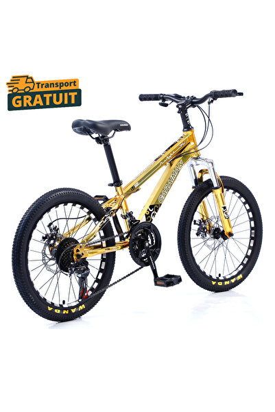 OEM Ποδήλατο Caraiman, ζάντες 20 ιντσών, ατσάλινο πλαίσιο, δισκόφρενα, κίτριν...