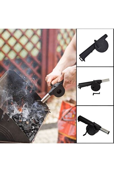 Dali Manual Air Blower for Fire, Plastic, with Hook, Black