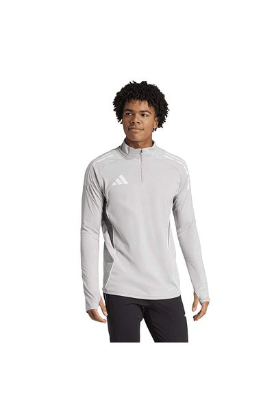 adidas Tiro25C Training Top Men's Gray Stand Collar Jacket