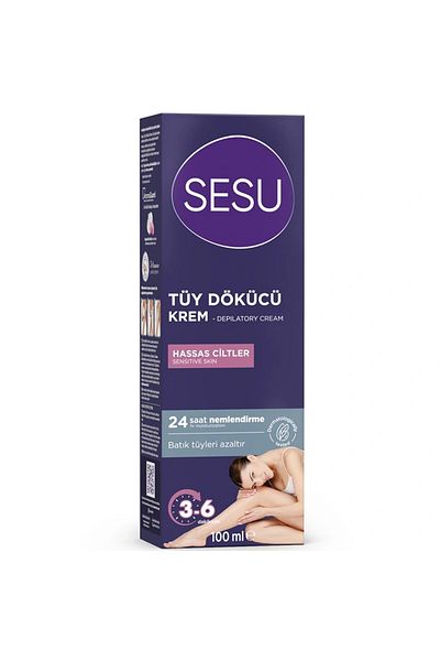 Sesu Depilatory Cream Sensitive Skin 100 ml