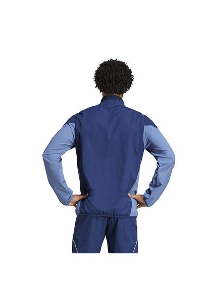 adidas Мъжко тъмносиньо яке с яка стойка Tiro25C Pre Jkt