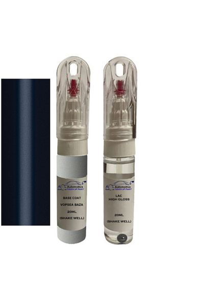 YLKRS AUTOMOTIVE Kit retus vopsea touch up BMW 5 Series W44/MB (Frozen Dark Blue (Matt Body))