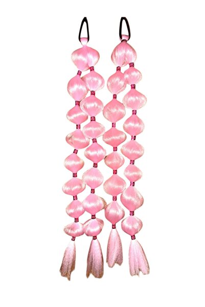 3b kids pembe bubble saç 2 adet aksesuar prenses kuromi parti davet düğün org...