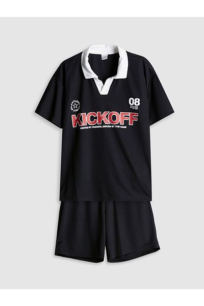 LC Waikiki LCW Kids Polo Collar Boys T-Shirts and Shorts