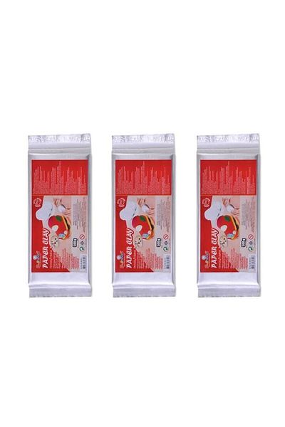 TRENDMARK Pastă de modelat Trendmark, 3x500g, textură moale și fină, albă
