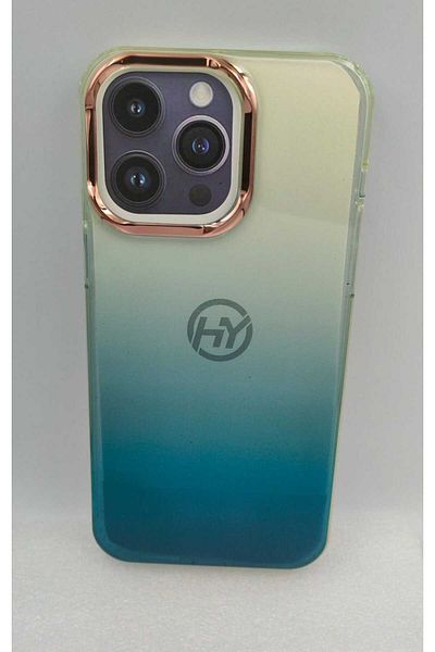 Generic Glitter Case for iPhone 14 Pro Max 6.7 inch, for Women Girls, with Metal Camera Frame, Blue
