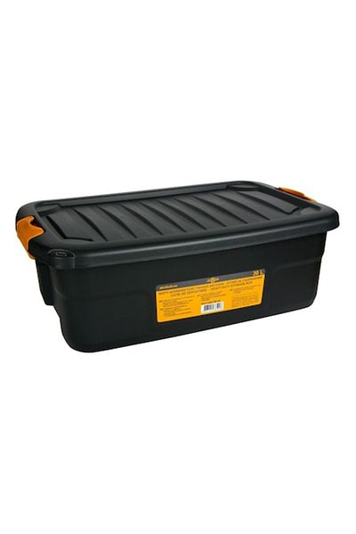 OEM Storage Box, Highly Resistant, 30 L, Black, 60x39x20 cm