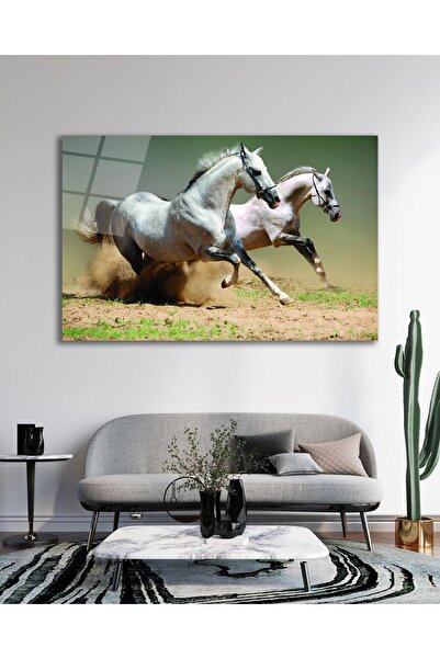 idealizbiz Cai Pictură Sticlă, Birou Acasă Sufragerie Cadou Decor Perete