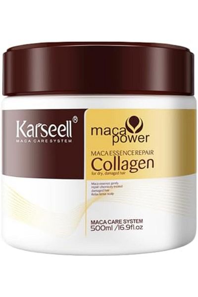 Karseell Maca Essence Repair Collagen Hair Mask For Dry And Damaged Hair, 500Ml