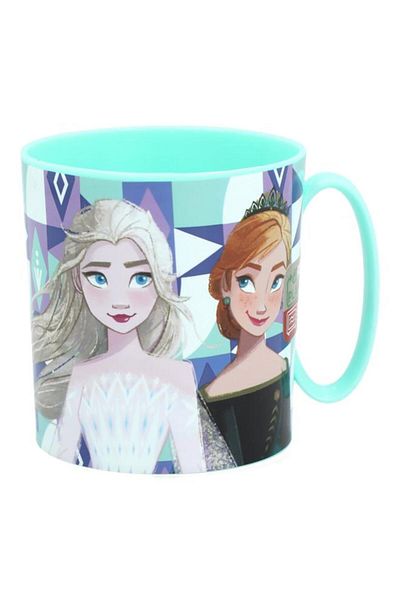 Generic STOR BPA-Free Microwave Safe Plastic Frozen Ice Magic Mug Multicolor 350ml