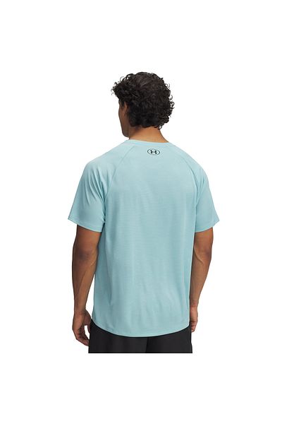 Under Armour Ανδρικό μπλουζάκι με μπλε στρογγυλή λαιμόκοψη Tech Textured