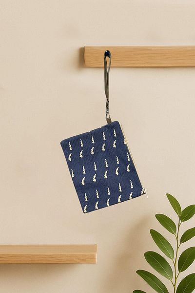 Çınar Bez Çanta Sea Themed Wallet Package with Leather Handle |   3 Pieces