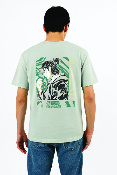 By Caspita Fashion Tricou gri oversize unisex cu imprimeu pe spate Lenithra A...