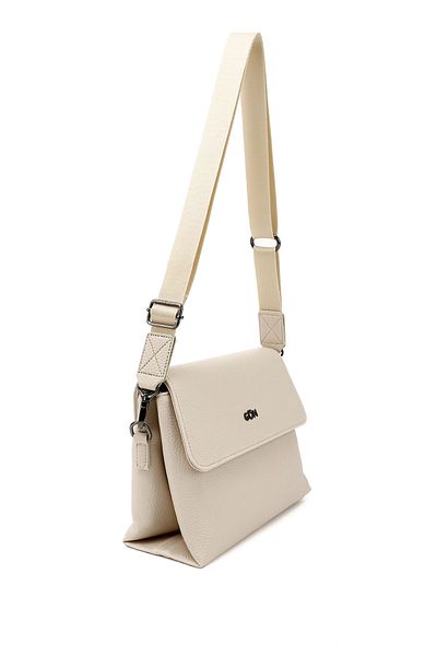 GÖNDERİ(R) Women/Girls Beige Long Strap Shoulder Bag