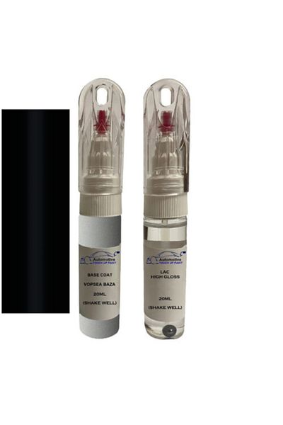 YLKRS AUTOMOTIVE Kit retus vopsea touch up Volkswagen Pointer 40002 (Preto Universal)