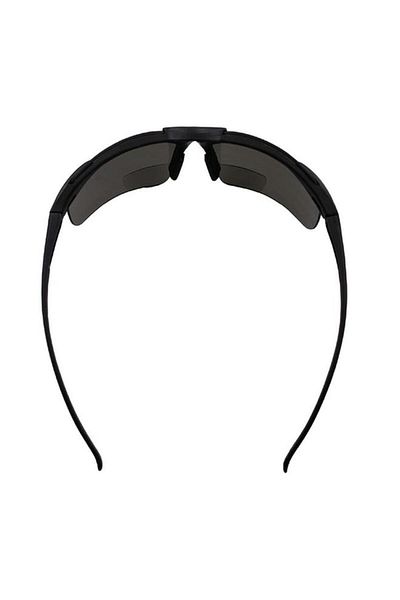Generic erorex Apex Motorcycle +2.5 Lens Magnification Bifocal Safety Sunglasses Black and Smoke APEX 2.5 SM