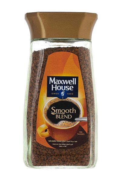 Maxwell House Smooth Blend, Instant Coffee Jar - 190g