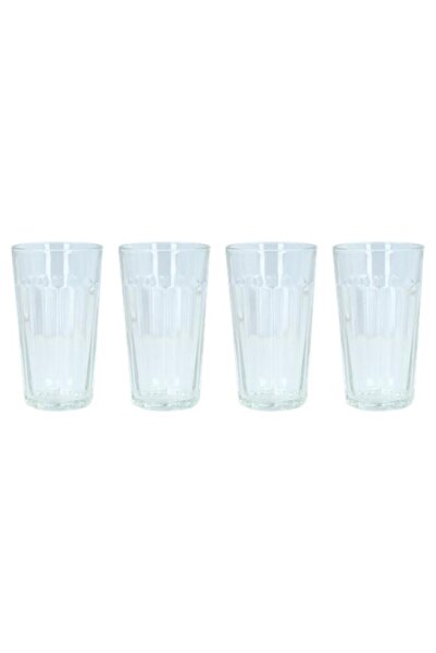 Generic royal leerdam 4-Piece Reliable Premium Quality Glass Coffee Mug Set Clear 350ml 825022