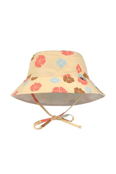 Lassig Bucket Hat Flowers Uv Protection Hat Vanilla