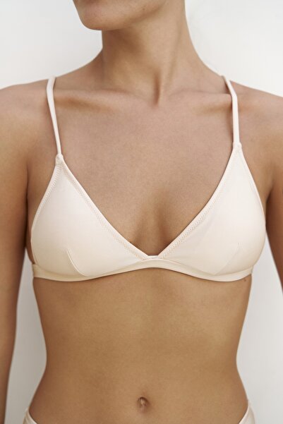 BOHEMAİ Bintang Adjustable Triangle Beige Bikini Top