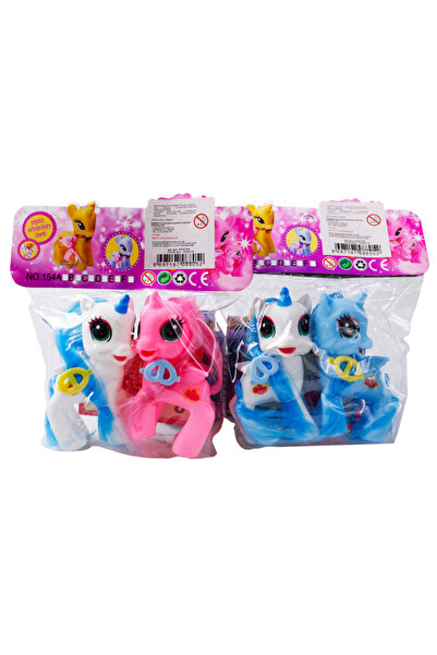 GÜVEN 2 ADET POŞETLİ SİLİKON SEVİMLİ PONY