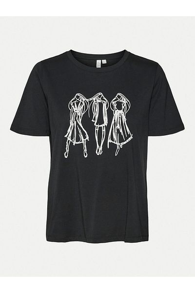 Vero Moda Tricou damă 10320297 Negru
