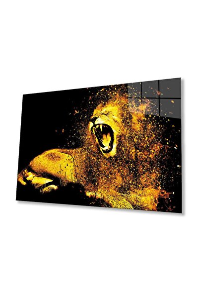 idealizbiz Pictură pe sticlă Aslan