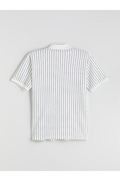 LC Waikiki LCW Vision Herren-T-Shirt mit Polokragen und Muster