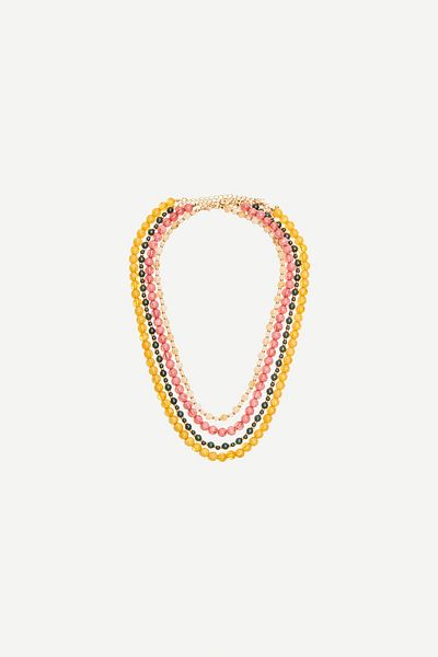 Bershka 4-pack of necklaces with beads