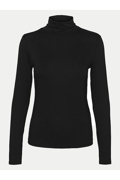 Vero Moda Pulover cu guler înalt pentru femei 10293803 negru