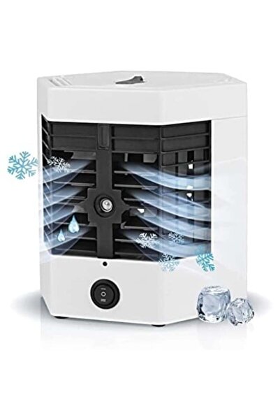 FOXMAG24 Mini aparat de aer condiționat portabil, 3 viteze, rezervor 750 ml, ...