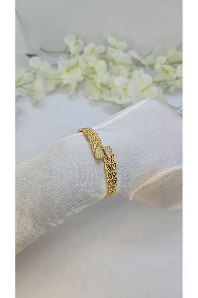 michelle takı zerafetin yeni adresi Zircon Stone Spike Model Handcuff Bracelet