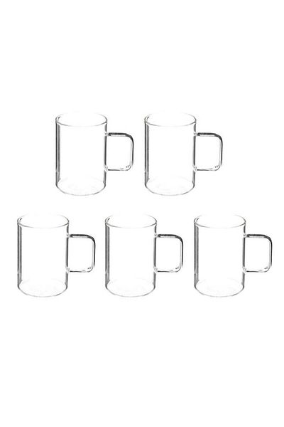 Generic Secret de Gourmet Microwave and Dishwasher Safe Mia Glass Mug Clear 450ml