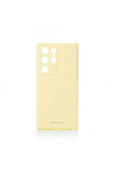Gtech Cloud Skin Phone Case Compatible with Samsung Galaxy S25 Ultra, Microfiber Interior, Yellow