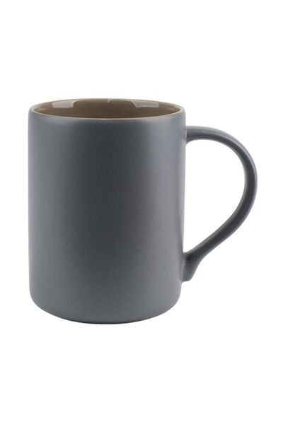 Generic Kalring High-Quality and Durable Coffee Mug Grey and Brown 13oz KRJYD924-G