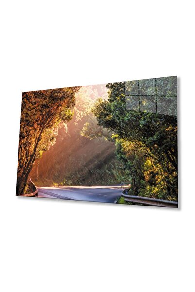 idealizbiz Pictură pe sticlă peisaj