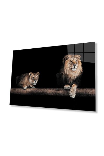 idealizbiz Sticlă Lion 4mm Sticlă Securizată Durabilă