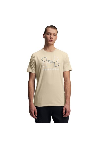 Under Armour Ανδρικό μπεζ μπλουζάκι με στρογγυλή λαιμόκοψη GL Foundation Update