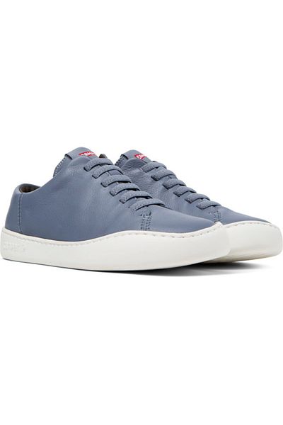 CAMPER Women's Gray Sneakers - Genuine Leather, Soft Sole, Everyday Comfort, Flexible Stitching Peutouring