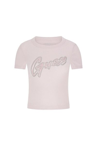 Guess Ss Cn Rib Women's Slim Fit T-Shirt