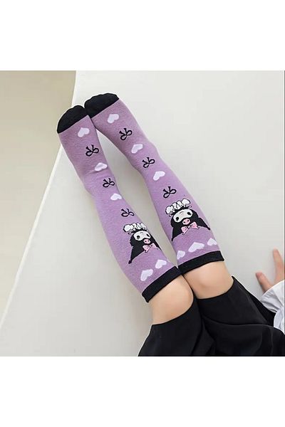 So Iconic 1 Pair Kuromi Character Long Children's Socks / Knee-Length Wool Socks