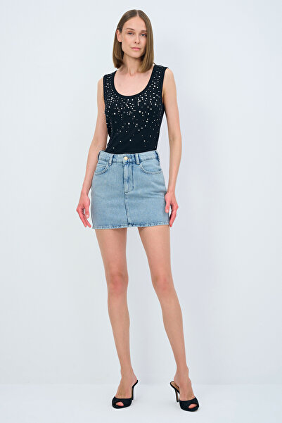 adL Mini Denim Etek