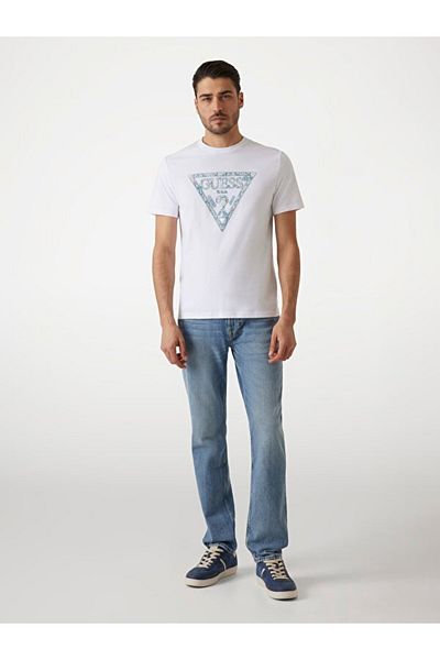 Guess Ss Cn Triangle Men's Slim Fit T-Shirt